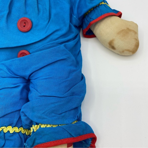 Bozo The Clown Knickerbocker Vintage Plush Toy Rubber Head Soft Body 15 Inch - Picture 3 of 10